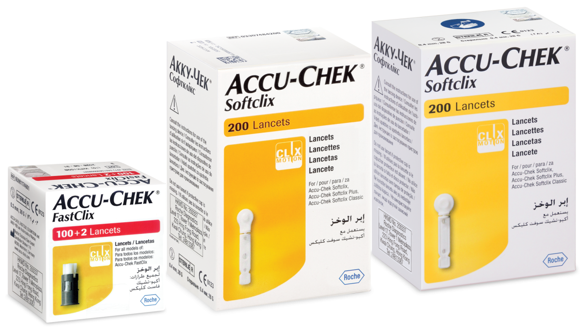 Accu-Chek® Softclix 及Accu-Chek® FastClix 採血針