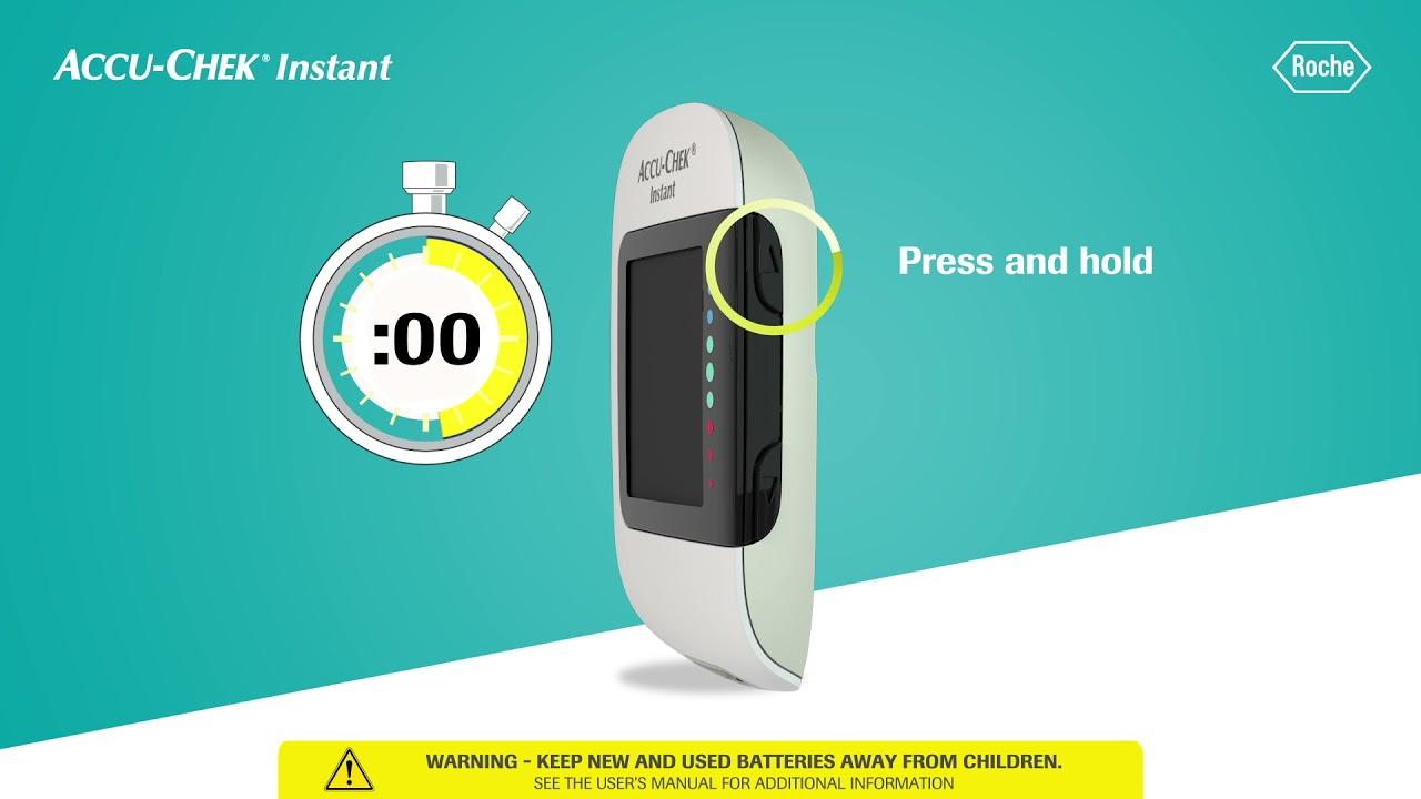 Accu-Chek Instant - Battery Replacement 逸智血糖機如何更換電池