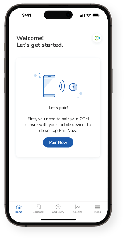 Screenshot of the SmartGuide apps’ Pair Now screen.