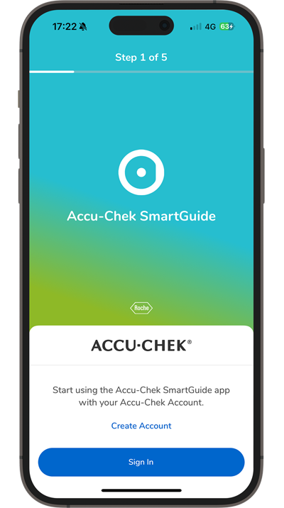 Screenshot of the SmartGuide app login screen.